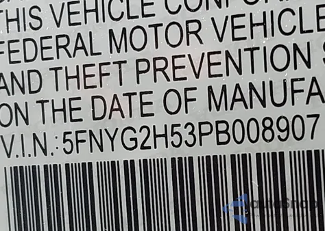 2023 Honda Pilot 2Wd Ex-L 7 Passenger from USA, damaged, VIN 5FNYG2H53PB008907